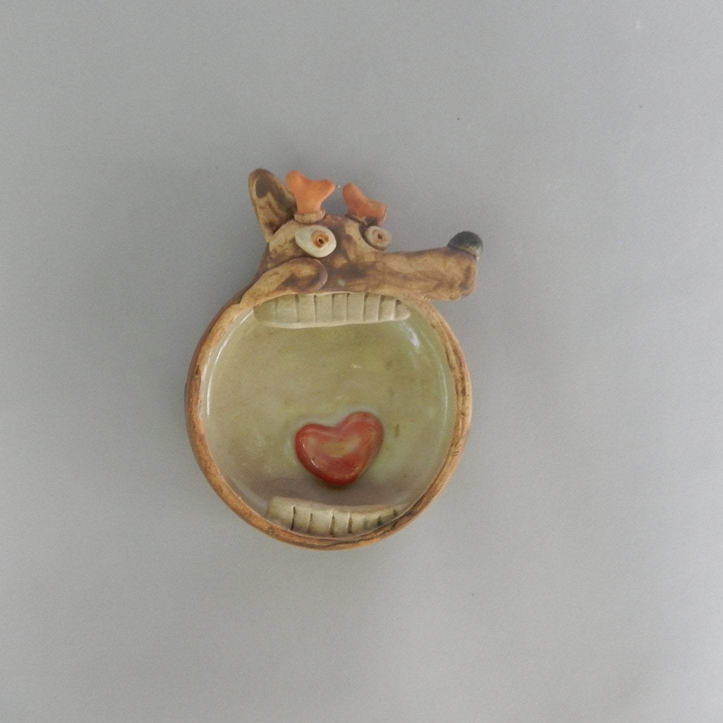 Reindeer Big Mouth Bowl