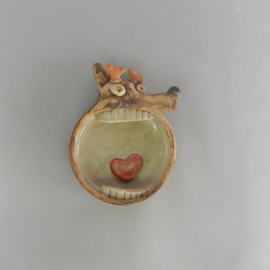 Reindeer Big Mouth Bowl