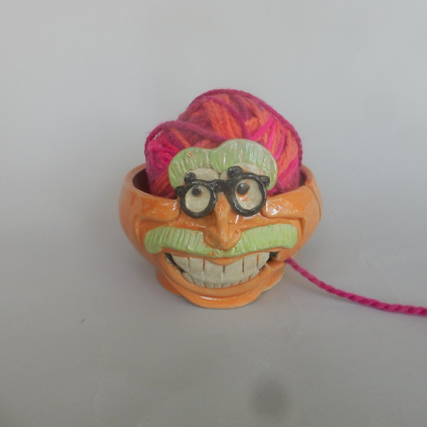 Groucho Hook Yarn Bowl