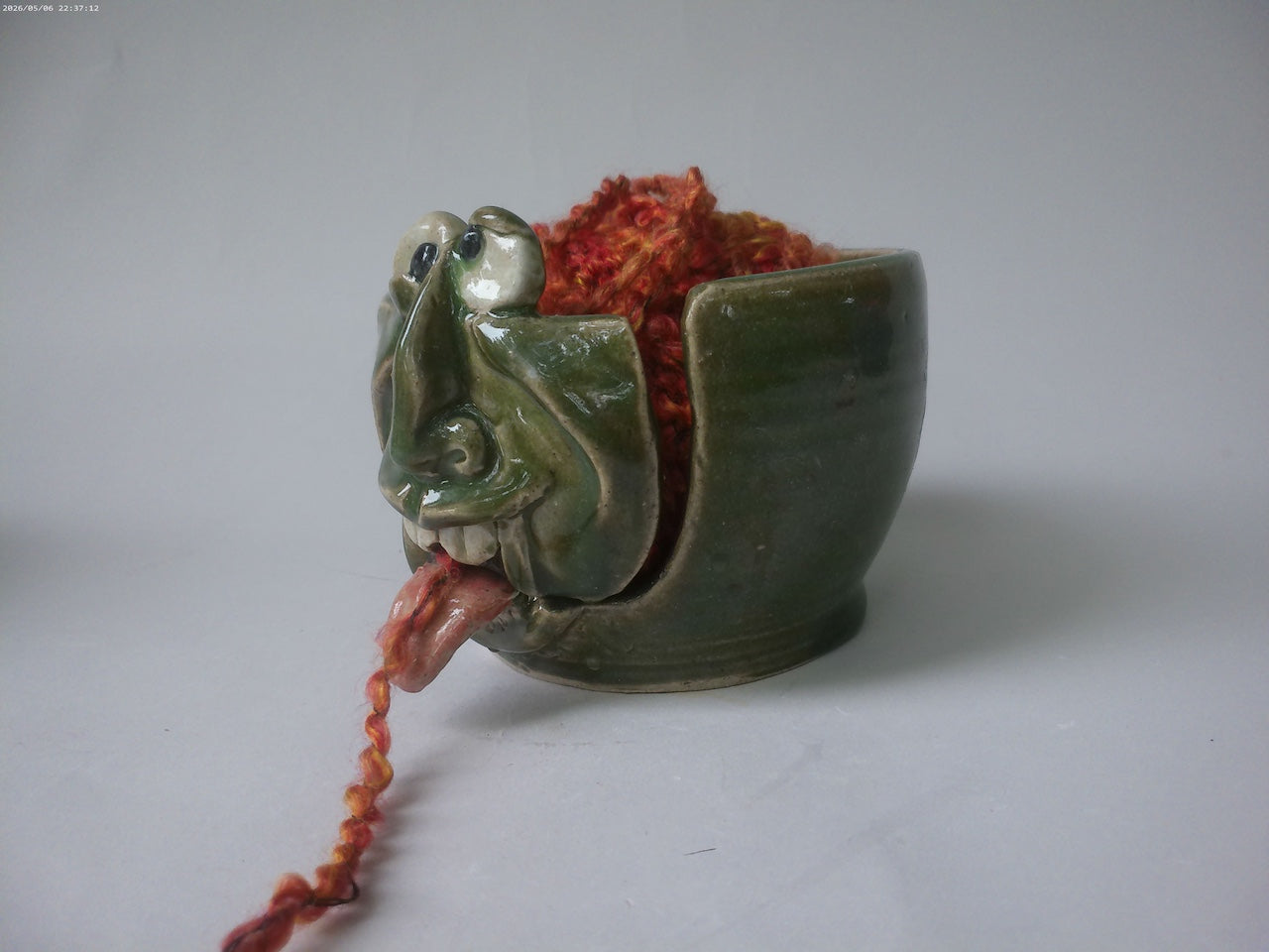 Raspberry Hook Yarn Bowl