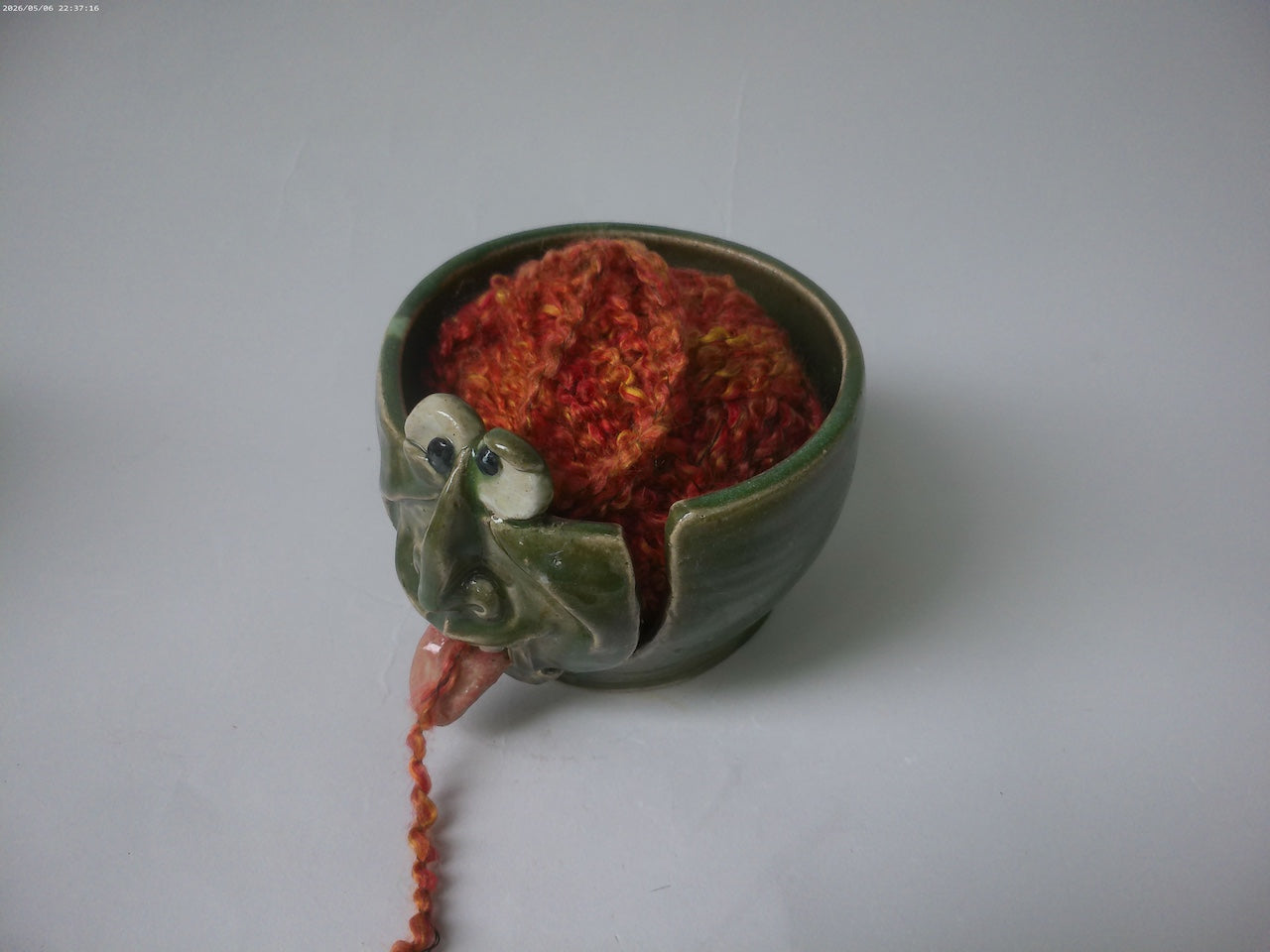 Raspberry Hook Yarn Bowl