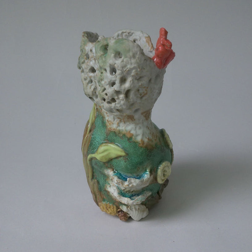 Coral Goddess Vase