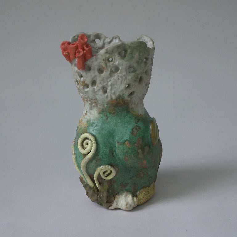 Coral Goddess Vase