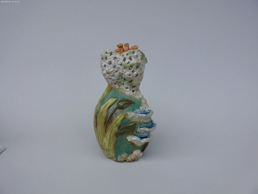 Coral Goddess Vase